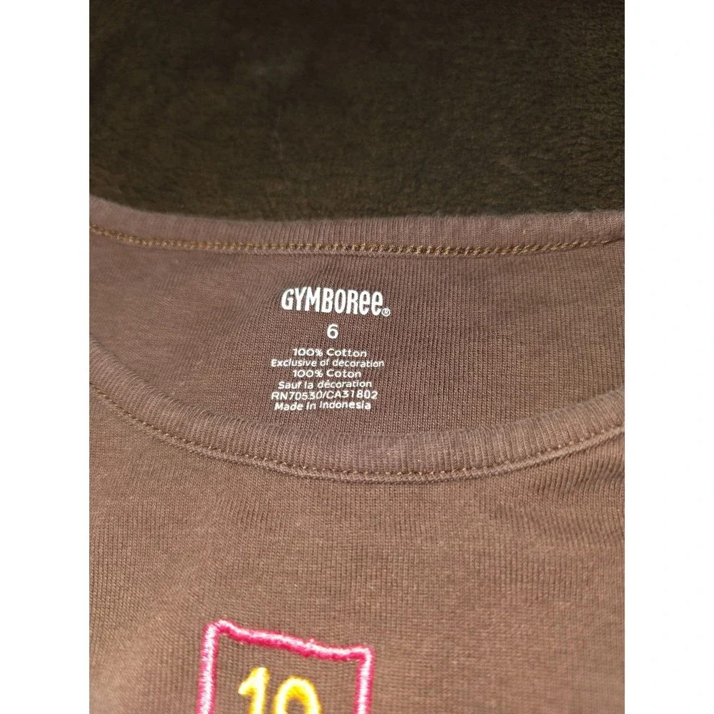 Gymboree sunflower smiles top size 6 skirt size 5